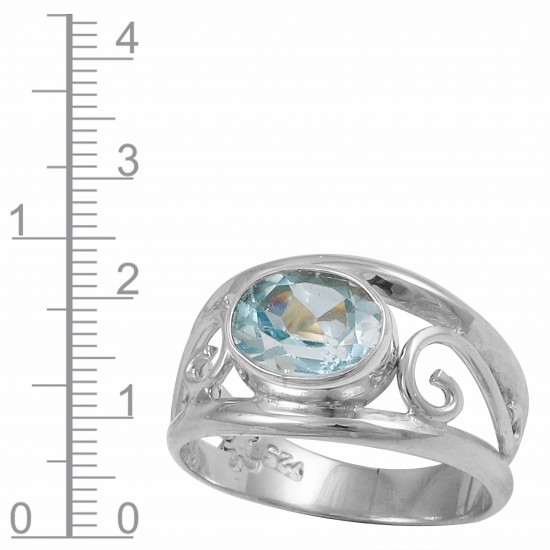 Blue Topaz Ring