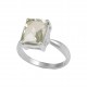 Green Amethyst Ring