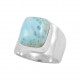 Larimar Men's  Ring