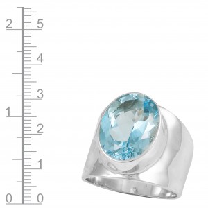 Blue Topaz Ring