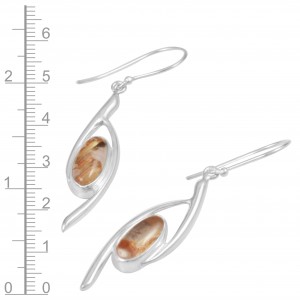 Rutile Quartz Earrings