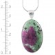 Ruby in Zoicite Pendant